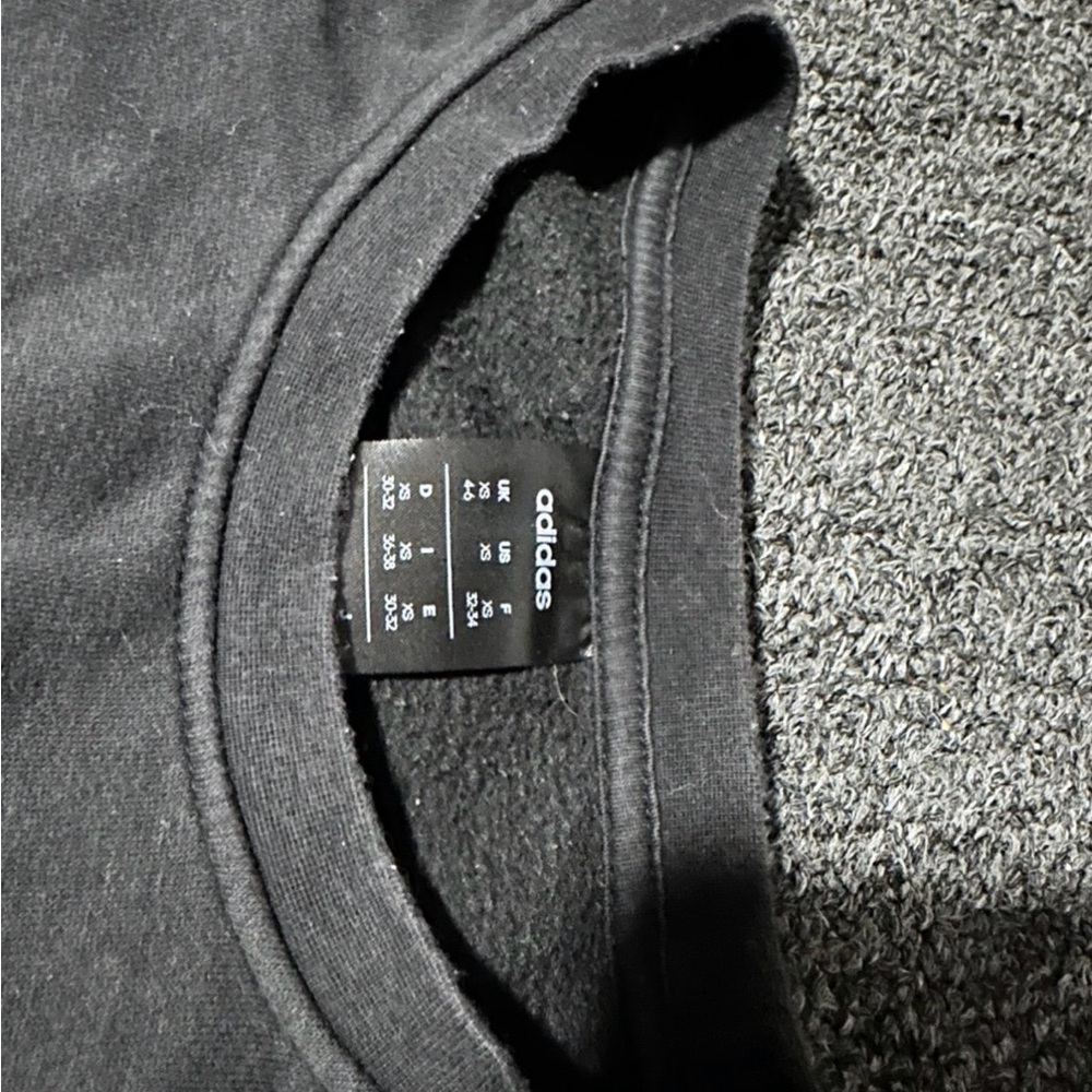 Adidas Black Crewneck